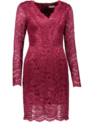 Kleid der Dame NUMOCO A170-5 BURGUND