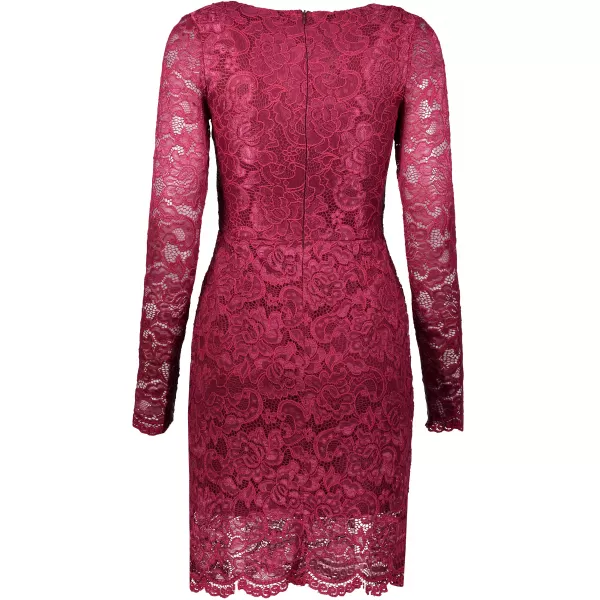  Kleid der Dame NUMOCO A170-5 BURGUND 
