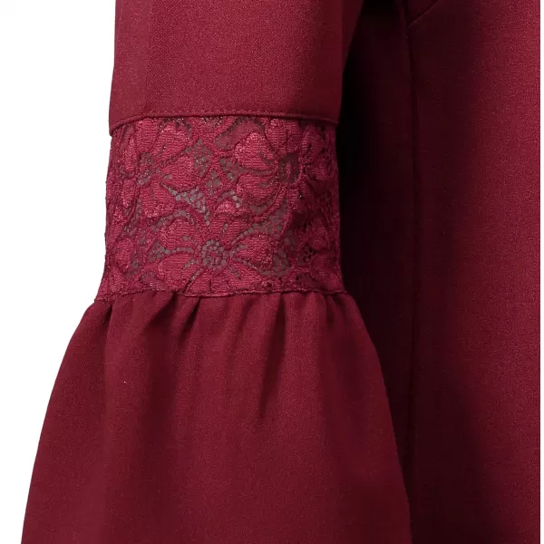  Kleid NUMOCO MARGARET A190-8 BURGUND 
