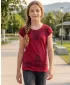Girl's T -Shirt mit kurzen Ärmeln SAM 73 GT 525 ROT
