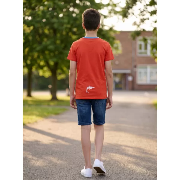  T-Shirt für Jungen SAM 73 CALVINO KTSN177 ORANGE 