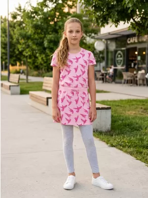 Mädchenkleid SAM 73 BLAKO KSKN053 HELLROSA