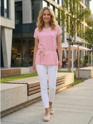 Hemd SAM 73 LOGENA LTSN484 ROSA