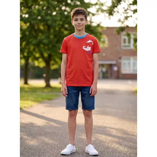  T-Shirt für Jungen SAM 73 CALVINO KTSN177 ORANGE 
