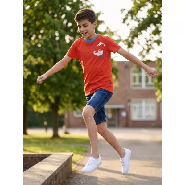  T-Shirt für Jungen SAM 73 CALVINO KTSN177 ORANGE 