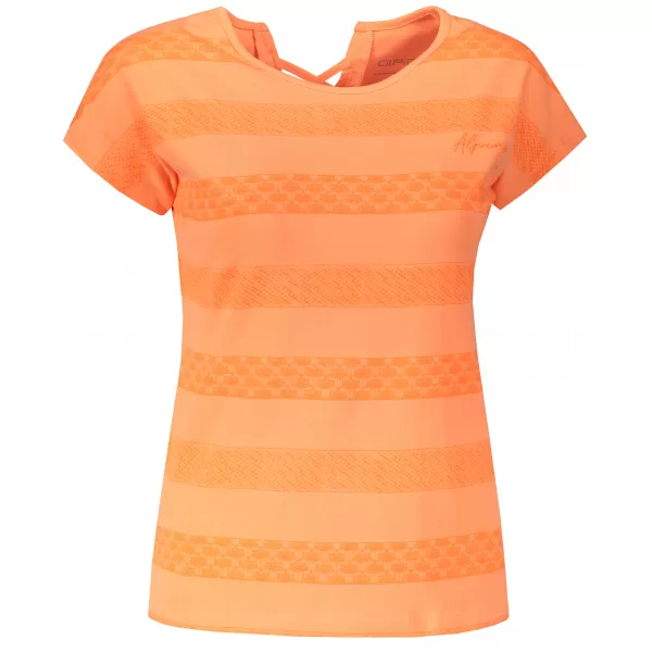  Damen-T-Shirt mit kurzen Ärmeln ALPINE PRO WELA LTSN496 ORANGE 