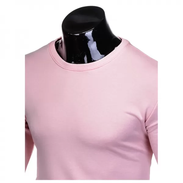  Herren Sweatshirt OMBRE AB911 PULVER ROSA 