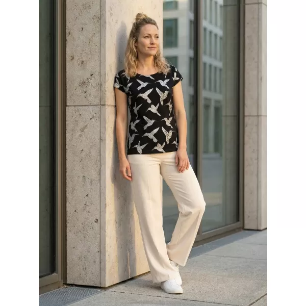  Damen-T-Shirt SAM 73 KYRONA LTSN477 SCHWARZ 