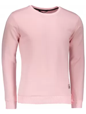 Herren Sweatshirt OMBRE AB911 PULVER ROSA