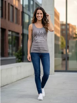 Tanktop SAM 73 JAXA LTSN468 GRAU
