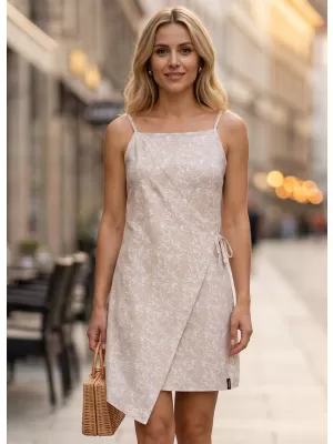 Kleid SAM 73 HENRA LSKN176 BEIGE