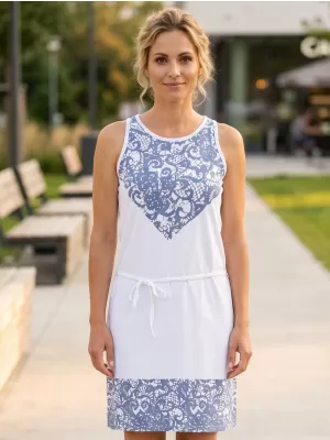 Kleid SAM 73 HILDA LSKN175 WEIß