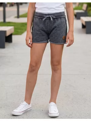 Shorts des Mädchens SAM 73 GS 514 GRAU