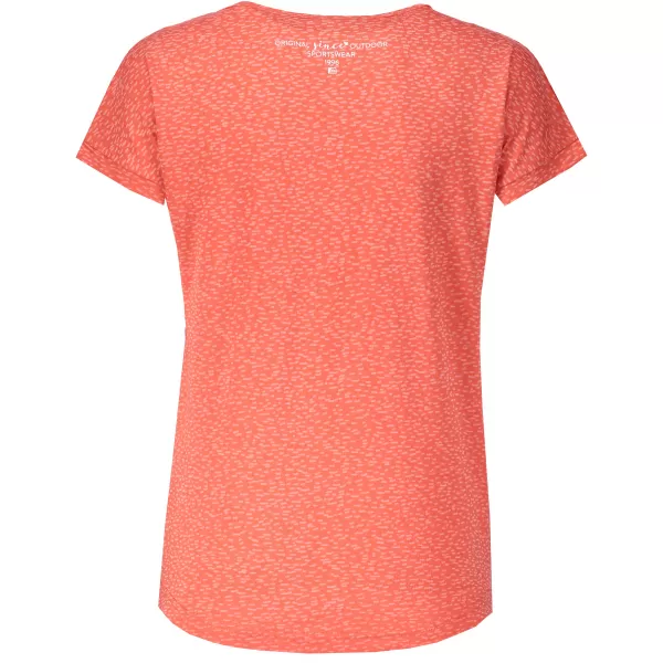  Damen-T-Shirt mit kurzen Ärmeln ALPINE PRO HARISA 2 LTSN420 ORANGE 