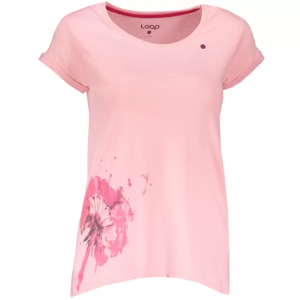  Damen-T-Shirt LOAP ALIENA CLW1960 ROSA/ROT 