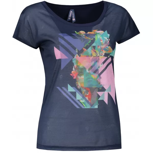  Damen-T-Shirt KIXMI INGRID DUNKELBLAU 