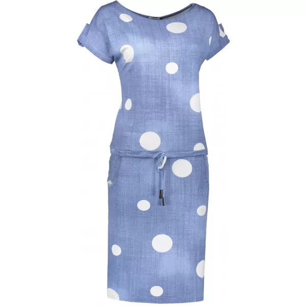  Kleid NUMOCO A203 WEIßE PUNKTE 