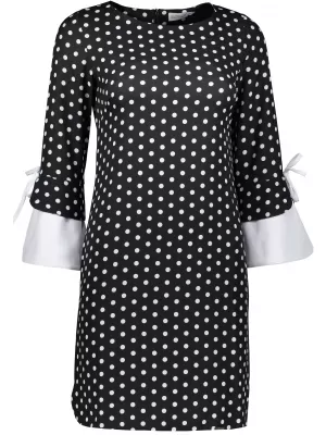 Kleid NUMOCO A232-1 WEIßE PUNKTE