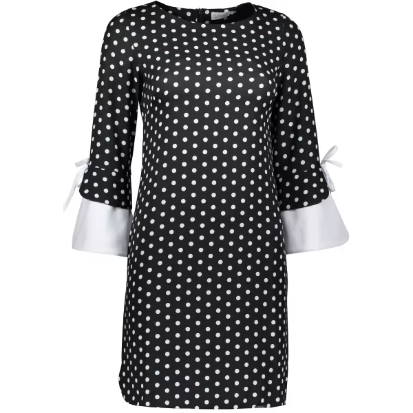  Kleid NUMOCO A232-1 WEIßE PUNKTE 