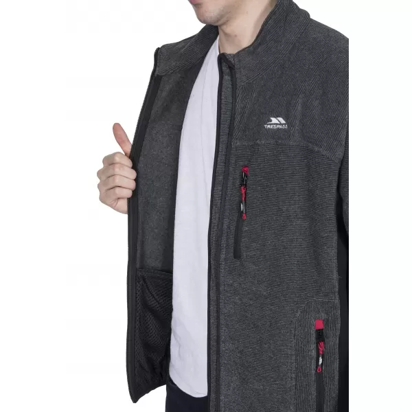  Fleece-Sweatshirt für Herren TRESPASS JYNX SCHWARZ 