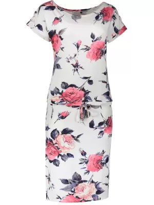 Kleid NUMOCO A203 ROTE BLUMEN