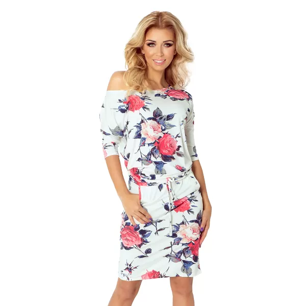  Kleid NUMOCO A13-49 FARBIGE BLUMEN 