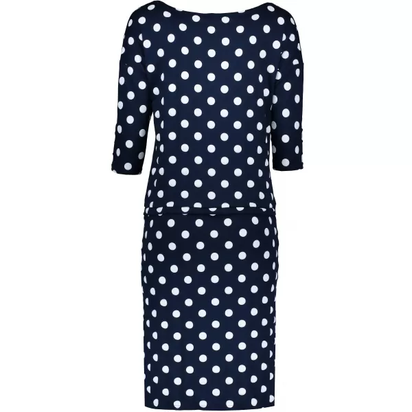  Kleid NUMOCO A13-101 WEIßE PUNKTE 
