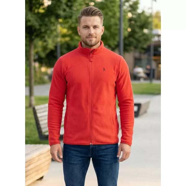  Fleece-Sweatshirt für Herren ALTISPORT DANER MSWP237 ROT 