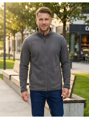 Fleece-Sweatshirt für Herren ALTISPORT DANER MSWP237 HELLGRAU