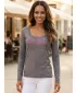 Damen-T-Shirt ALTISPORT CLEA LTSP606 GRAU/ROSA