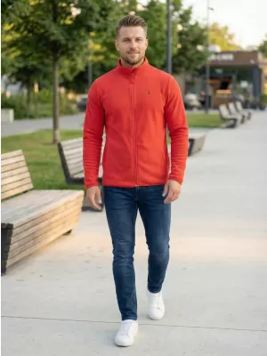 Fleece-Sweatshirt für Herren ALTISPORT DANER MSWP237 ROT