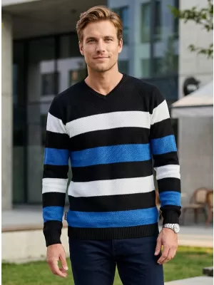 Herrenpullover ALTISPORT FION MPLP074 SCHWARZ