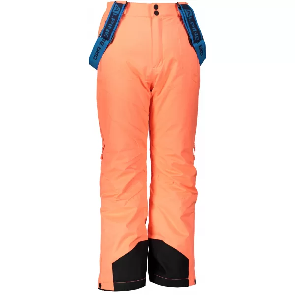  Kinderskihose ALPINE PRO NUDDO 4 KPAP167 ORANGE 