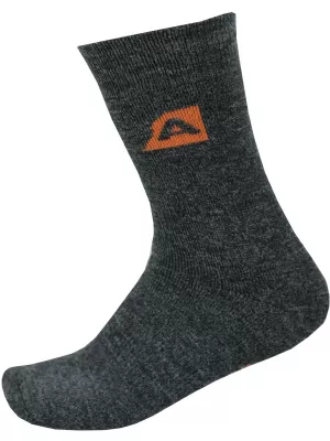 Socken ALPINE PRO OTHAR USCP058 DUNKELGRAUE HIGHLIGHTS/ORANGE