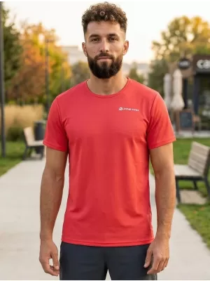 Herren -funktionales Hemd ALPINE PRO OHVICE MTSN496 ROT