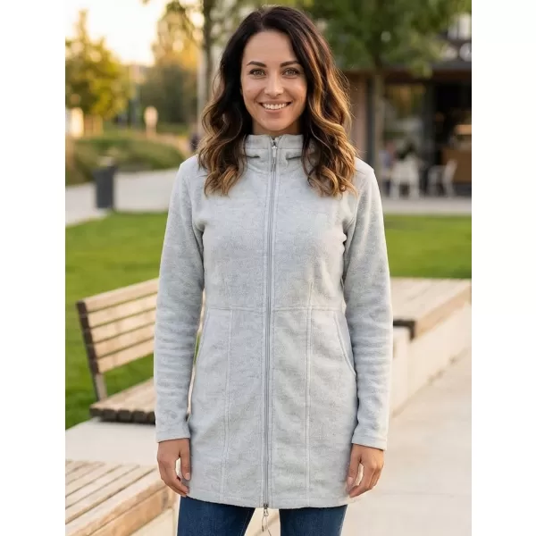  Damen erweitertes Vlies -Sweatshirt ALPINE PRO SYLVA LCTP109 HELLGRAU 