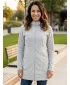 Damen erweitertes Vlies -Sweatshirt ALPINE PRO SYLVA LCTP109 HELLGRAU
