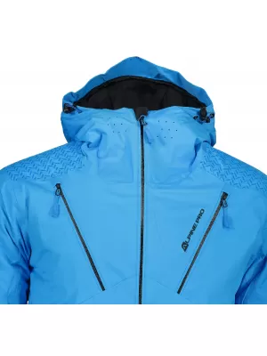 Herren -Skijacke ALPINE PRO MIKAER 3 MJCP368 HELLBLAU