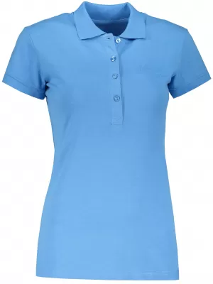 Frauen t -Shirt mit Kragen ALPINE PRO ZENDAYA LTSP643 BLAU