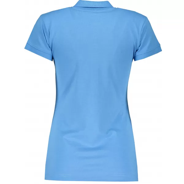  Frauen t -Shirt mit Kragen ALPINE PRO ZENDAYA LTSP643 BLAU 