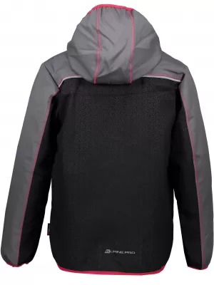 Baby Softshell Jacke ALPINE PRO STORMO 2 KJCP146 GRAU/ROSA