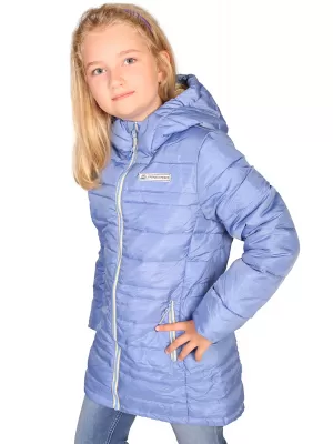 Mantel für Mädchen ALPINE PRO OMEGO 2 KCTP016 BLAU