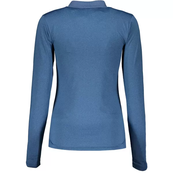  Frauenfunktionshemd mit Kragen ALPINE PRO STERA LTSP635 HELLBLAU 