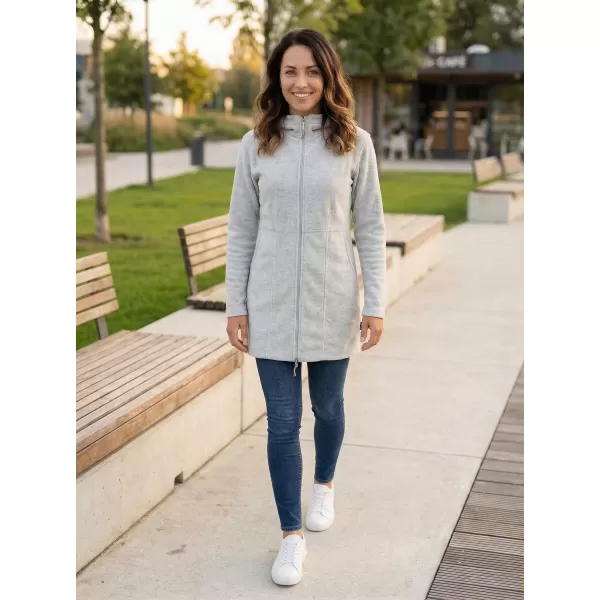  Damen erweitertes Vlies -Sweatshirt ALPINE PRO SYLVA LCTP109 HELLGRAU 