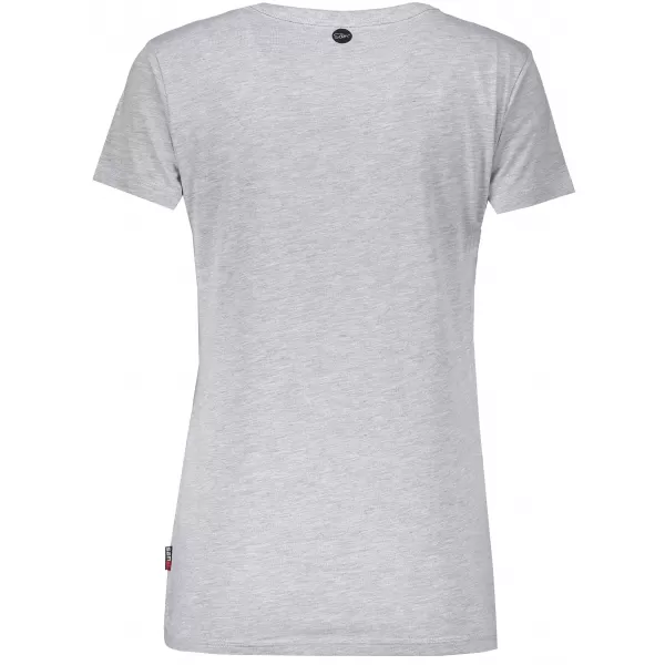  Frauen t -Shirt mit kurzen Ärmeln SAM 73 WT 784 HELLGRAU 