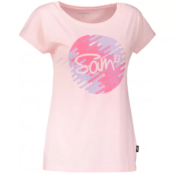  Frauen t -Shirt mit kurzen Ärmeln SAM 73 LTSP541 HELLROSA 