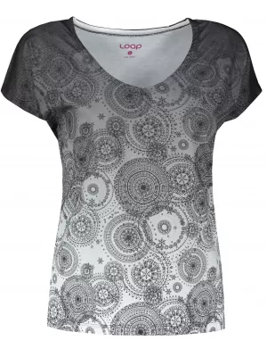 Damen-T-Shirt LOAP ADONIA CLW19149 SCHWARZ