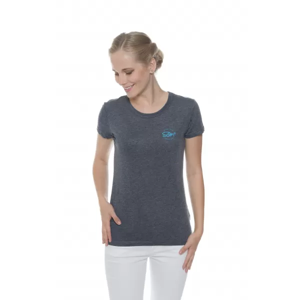  Frauen t -Shirt mit kurzen Ärmeln SAM 73 WT 784 DUNKELBLAU 