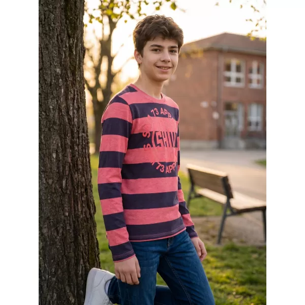  Boy T -Shirt mit langen Ärmeln SAM 73 BT 533 ROT 