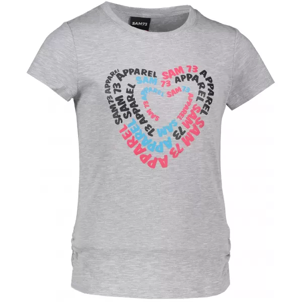  Girl's T -Shirt mit kurzen Ärmeln SAM 73 GT 530 HELLGRAU 